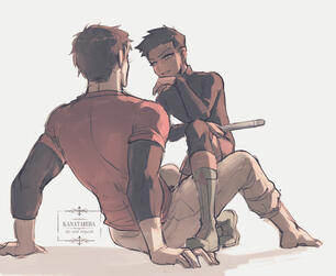 fullbody sketch color