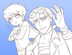 waist up &amp; portrait lineart